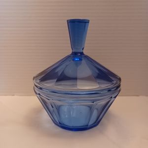 Vintage Cobalt blue candy dish